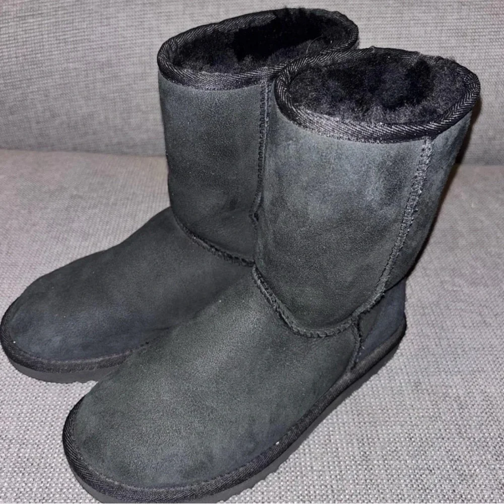 UGG Black fuzzy Boots